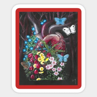 The Heart Is A Garden Sticker